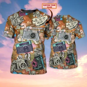 Camera B - Personalized Name 3D Tshirt