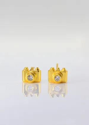 Camera Earrings