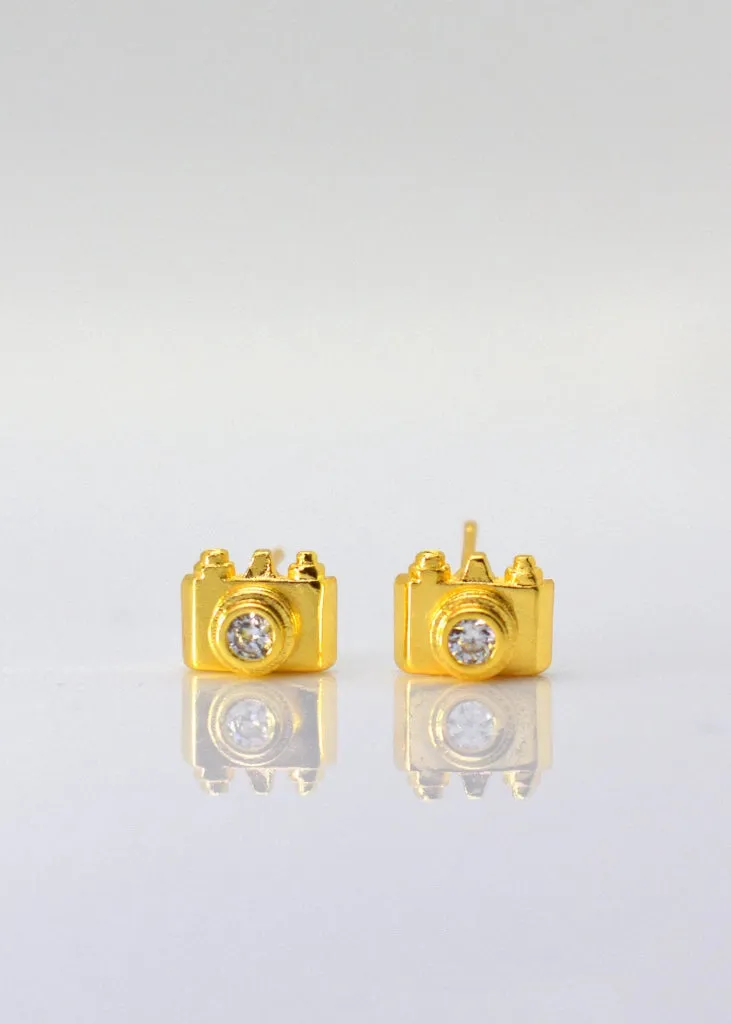 Camera Earrings