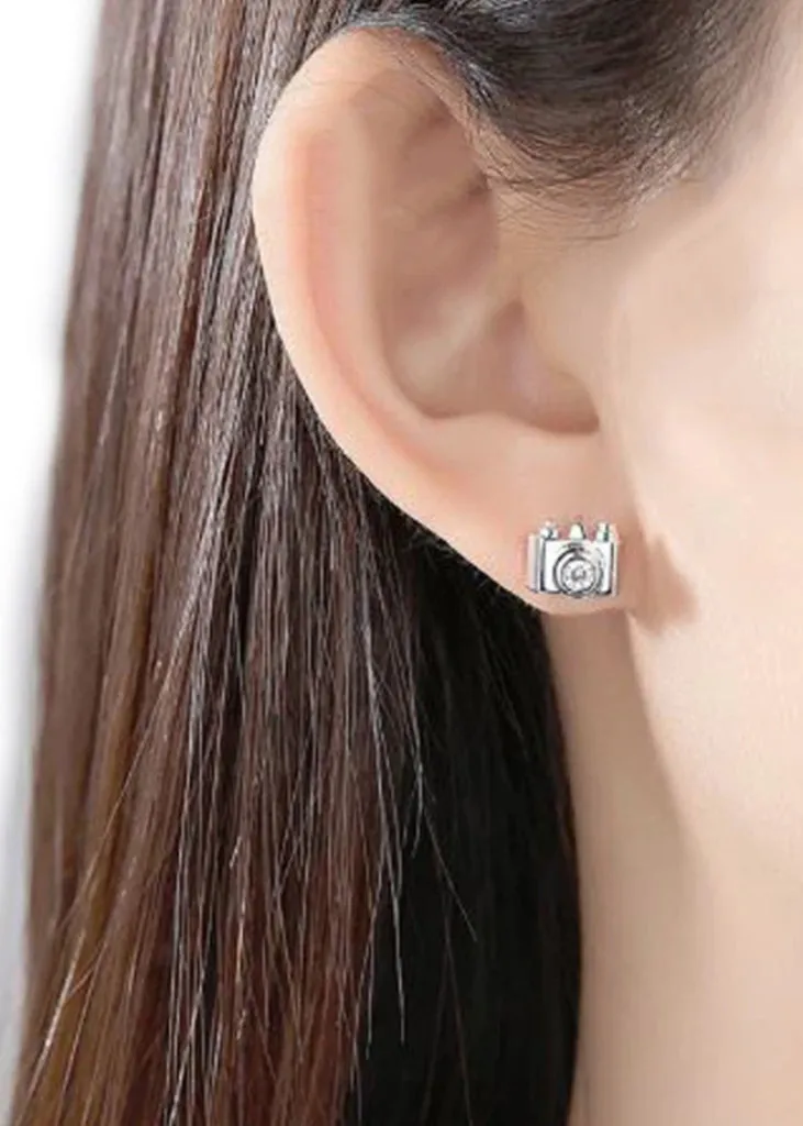 Camera Earrings
