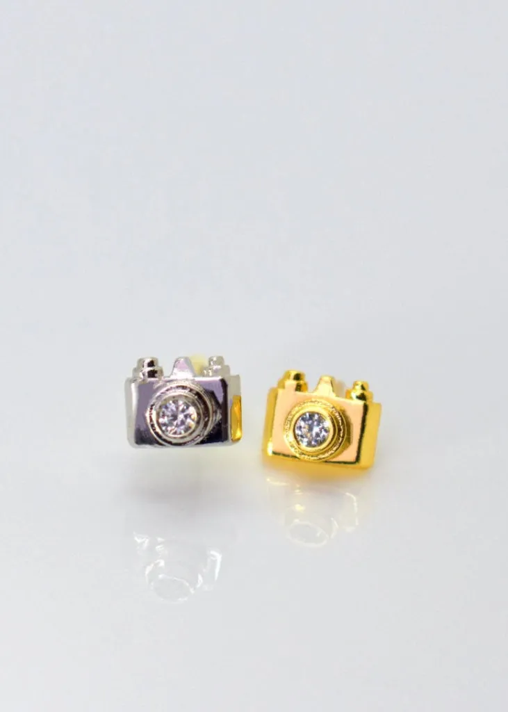 Camera Earrings