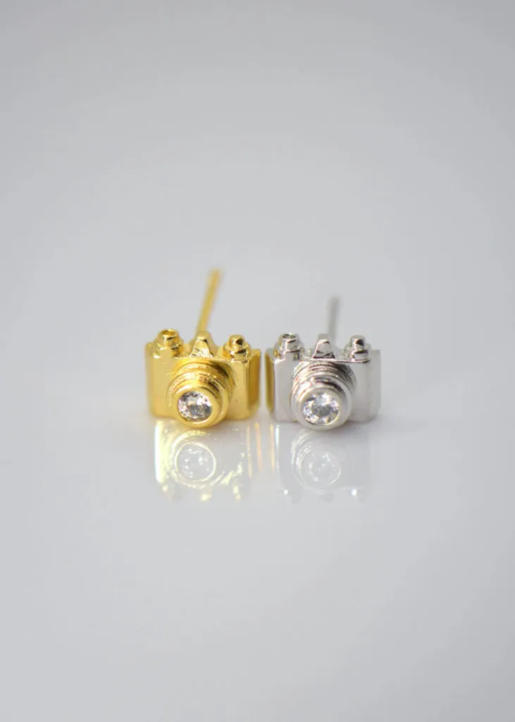Camera Earrings