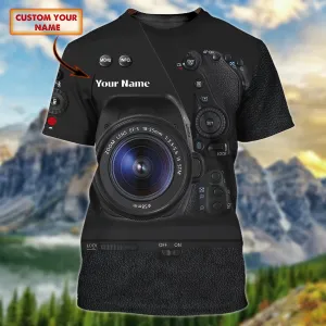 Camera - Personalized Name 3D Tshirt - 280