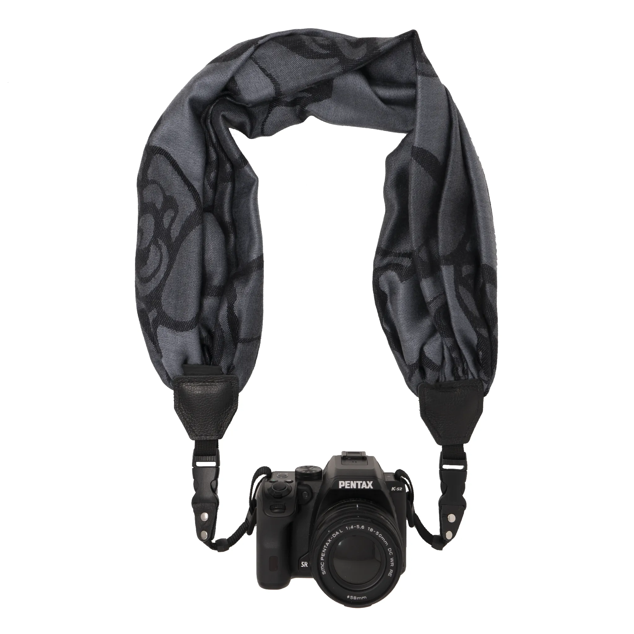 Camera Scarf Strap - Blooms