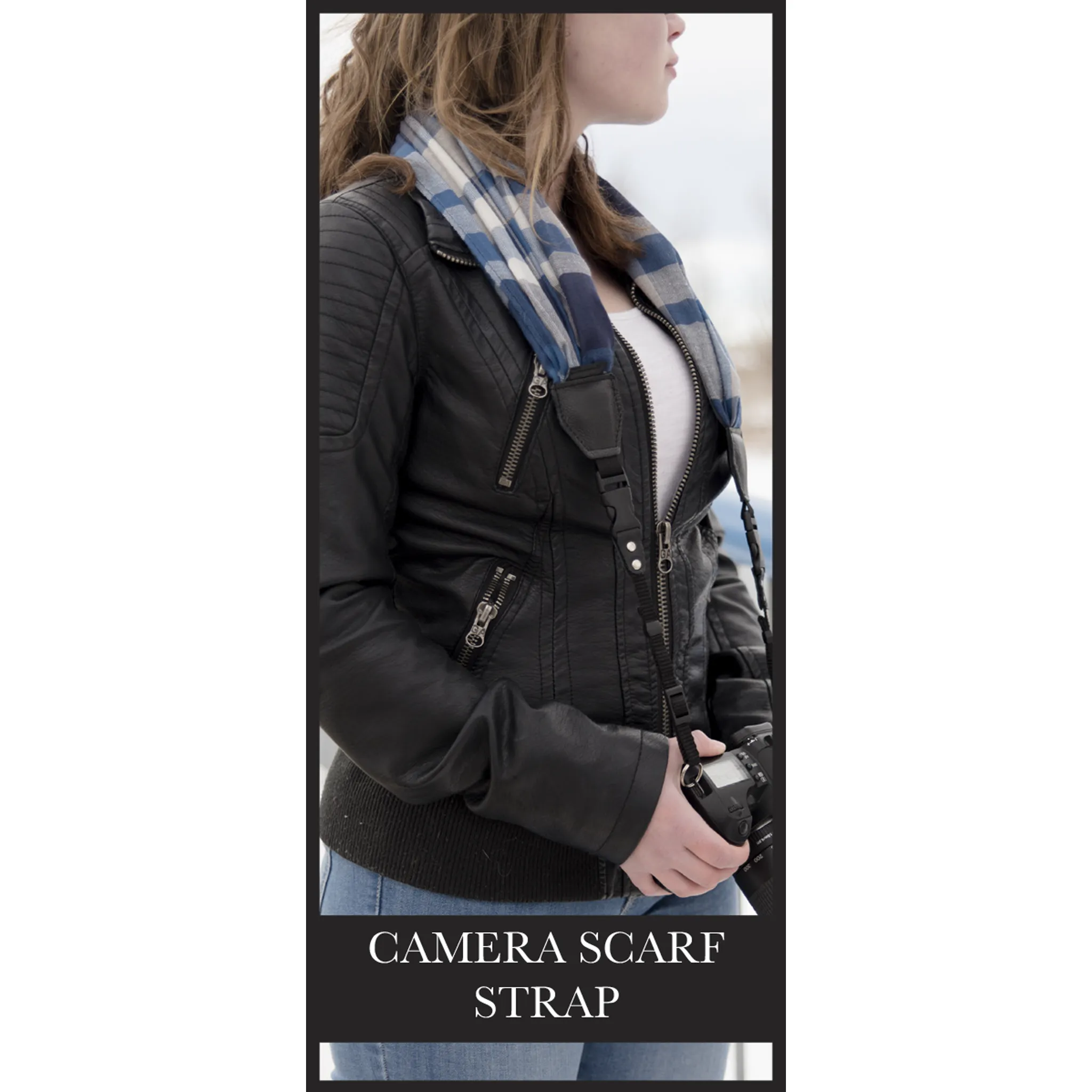 Camera Scarf Strap - Blooms