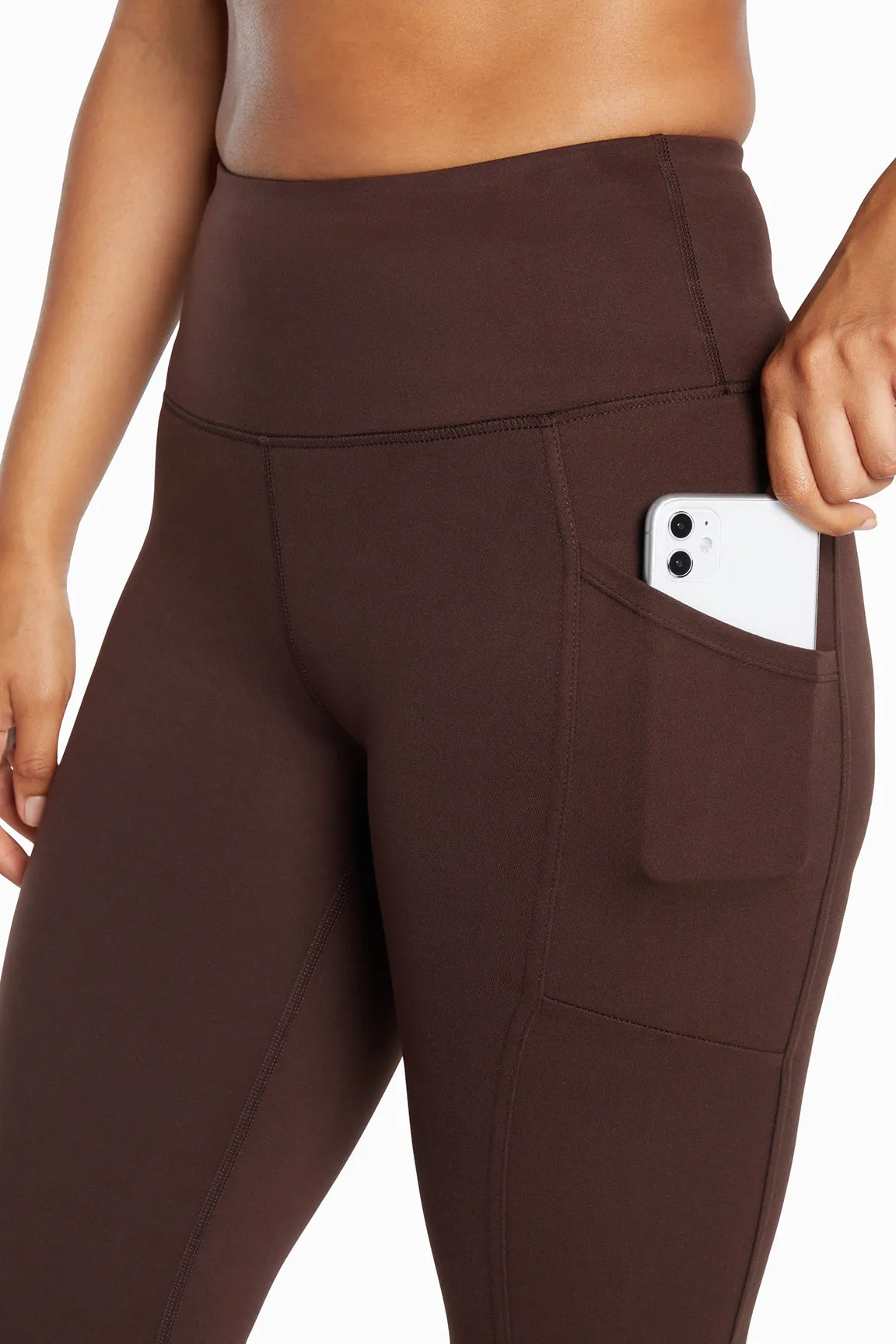 Cameron High Waist Legging (Chocolate Plum)