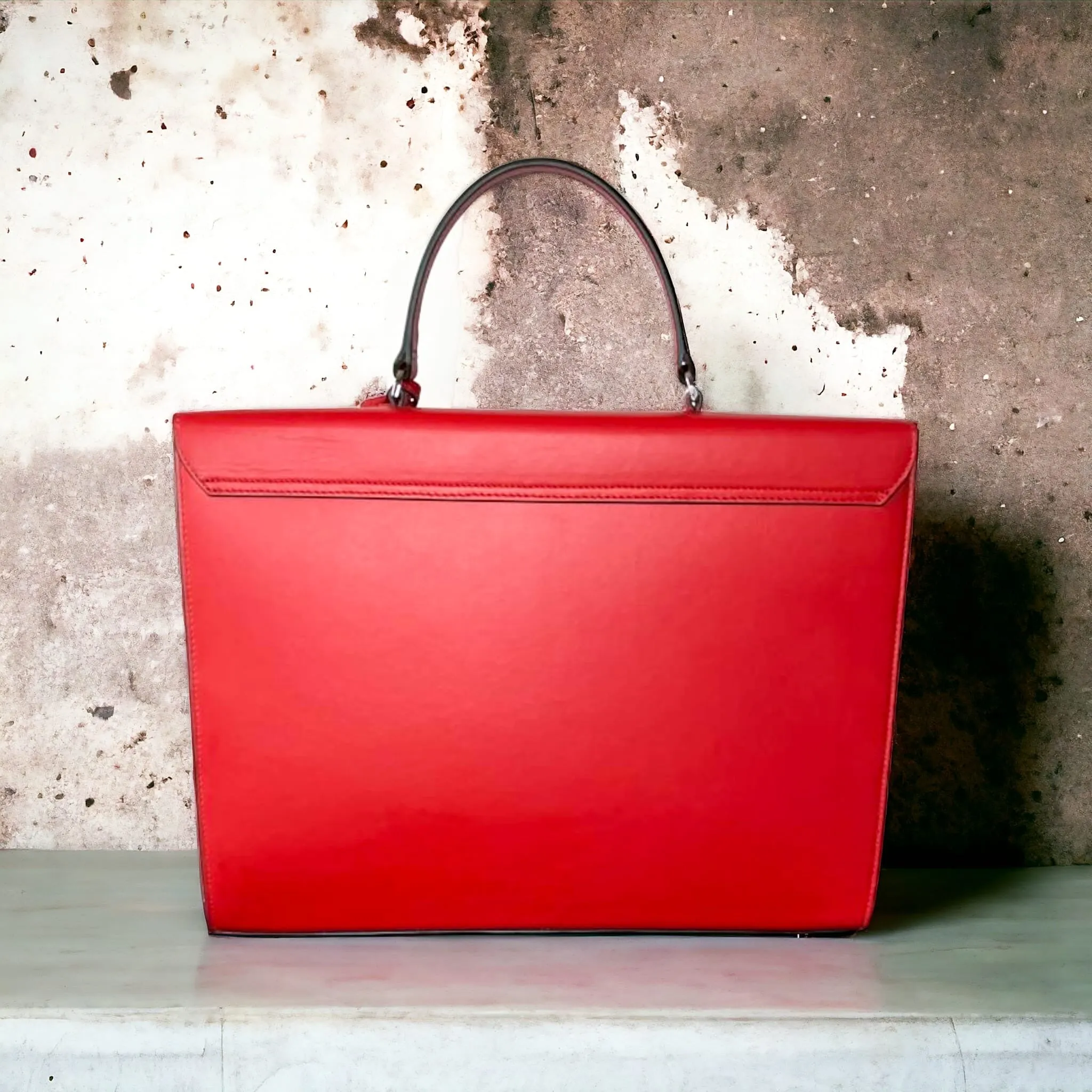 Camila Red Velvet laptop táska, piros