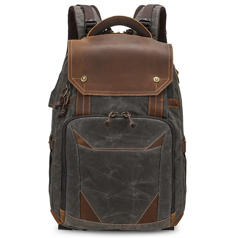 Canvas Waterproof Laptop SLR Camera Bag