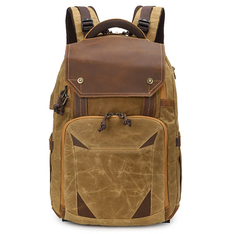 Canvas Waterproof Laptop SLR Camera Bag