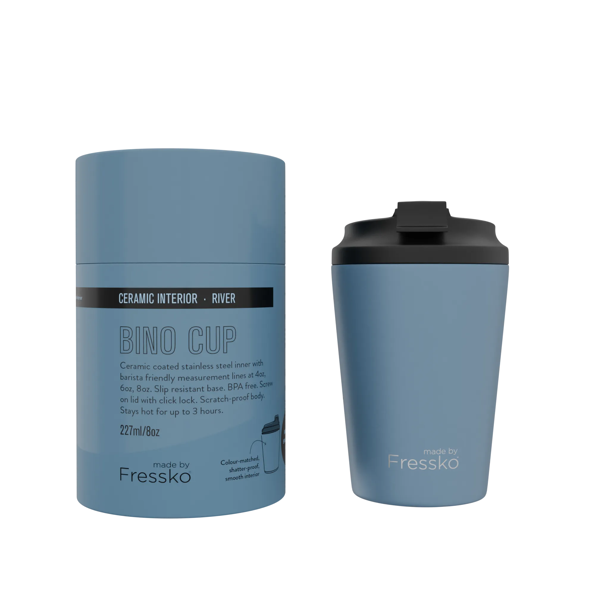 Ceramic Bino Coffee Cup - River