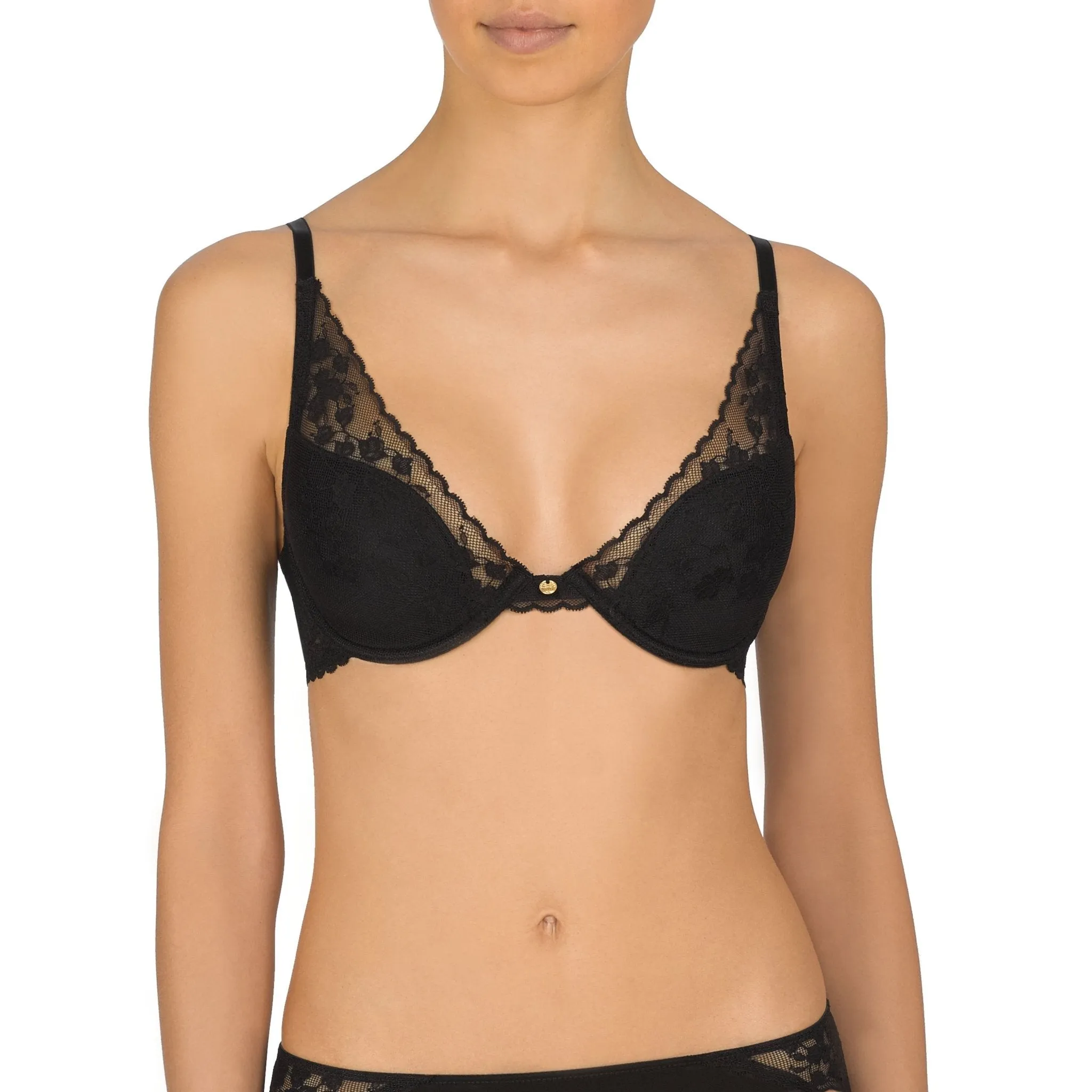 Cherry Blossom Lace Plunge T-Shirt Bra