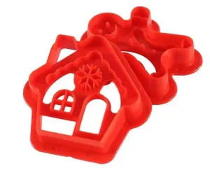 Christmas Gingerbread Cookie Cutter Set 2 Piece