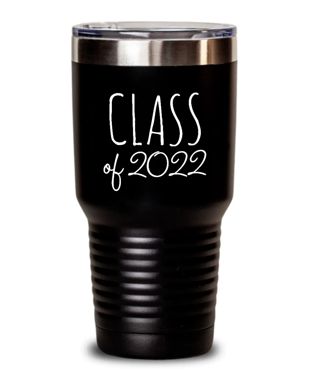 Class of 2022 Insulated Drink Tumbler Travel Cup Funny Coworker Gifts
