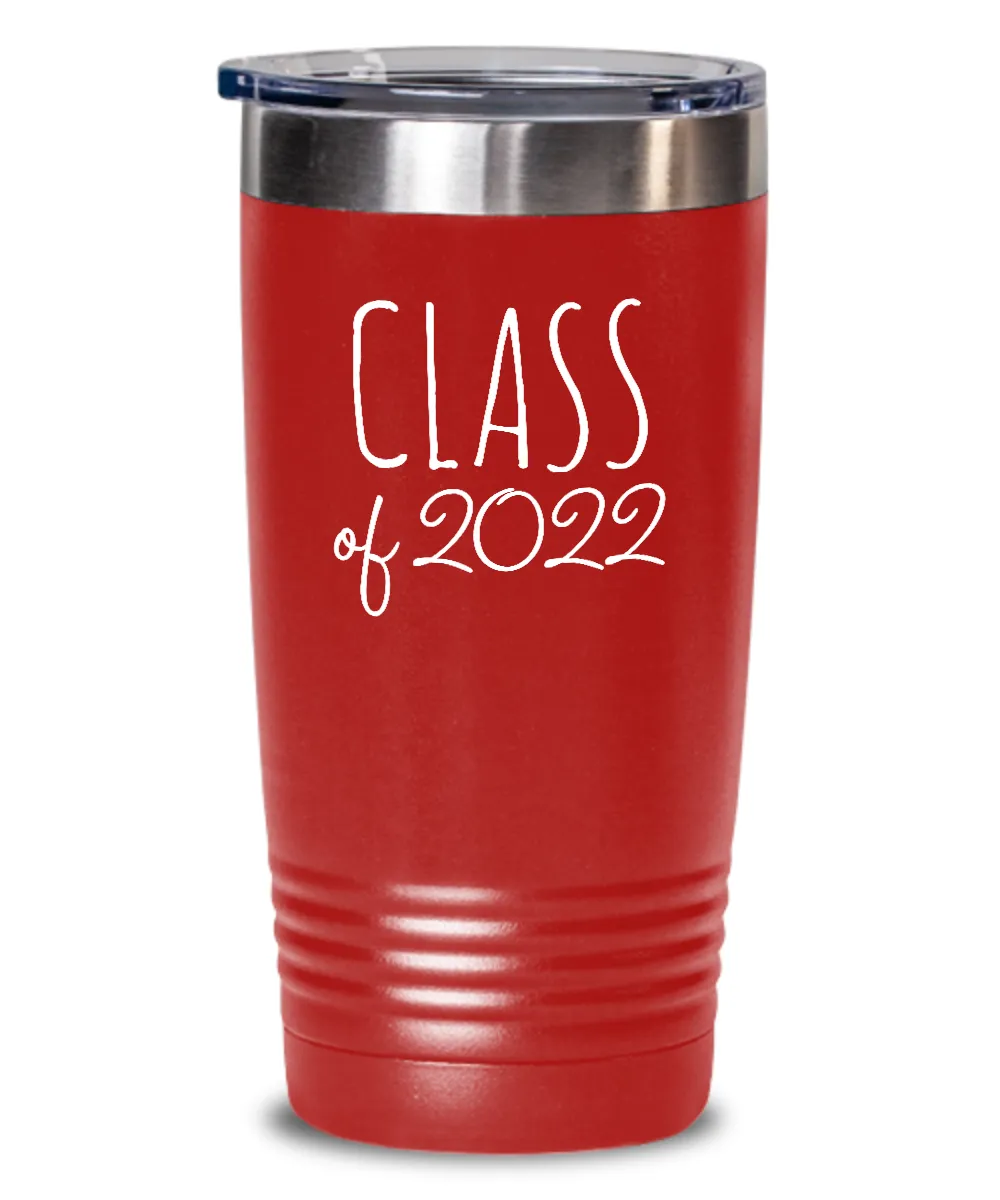 Class of 2022 Insulated Drink Tumbler Travel Cup Funny Coworker Gifts
