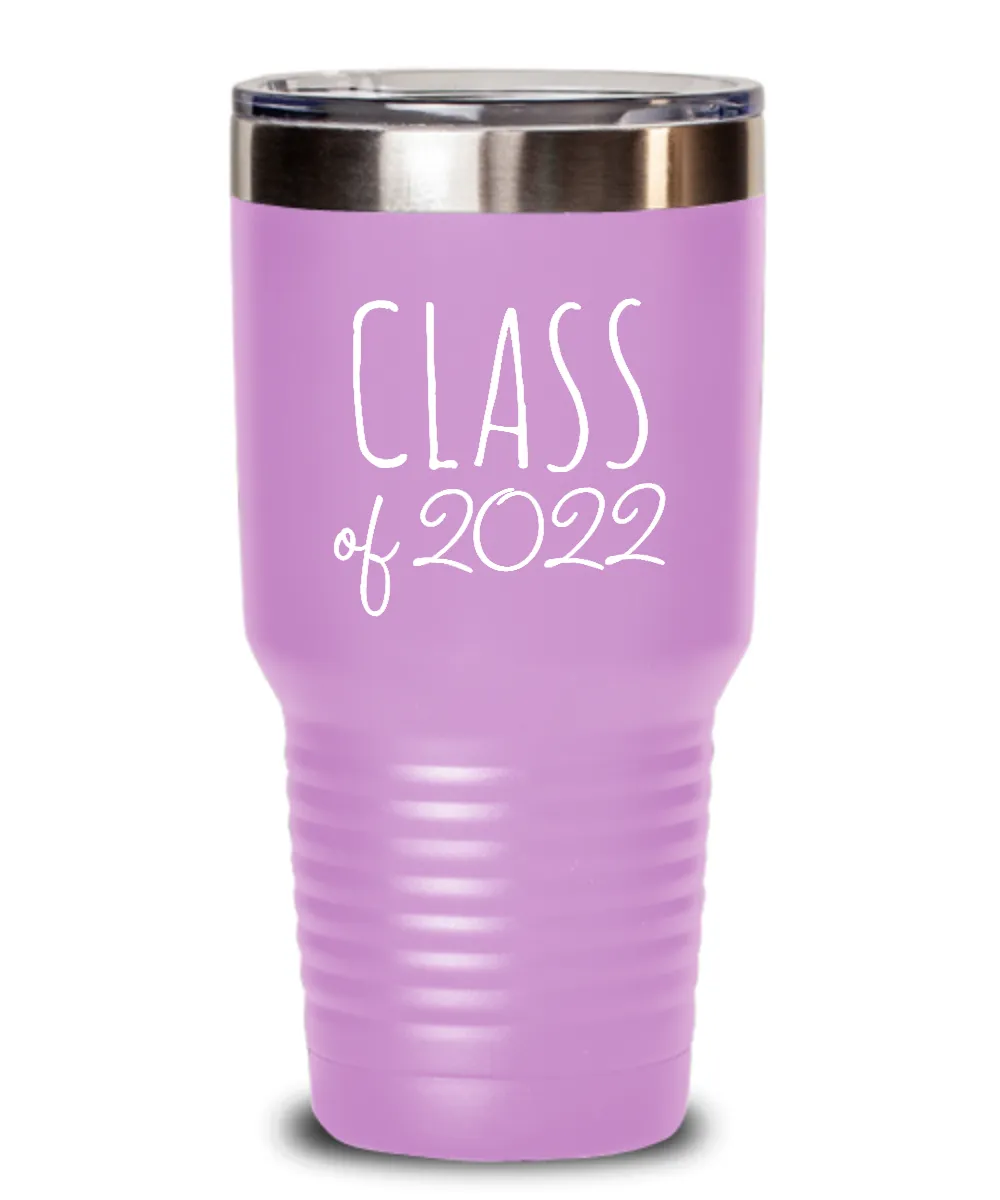 Class of 2022 Insulated Drink Tumbler Travel Cup Funny Coworker Gifts