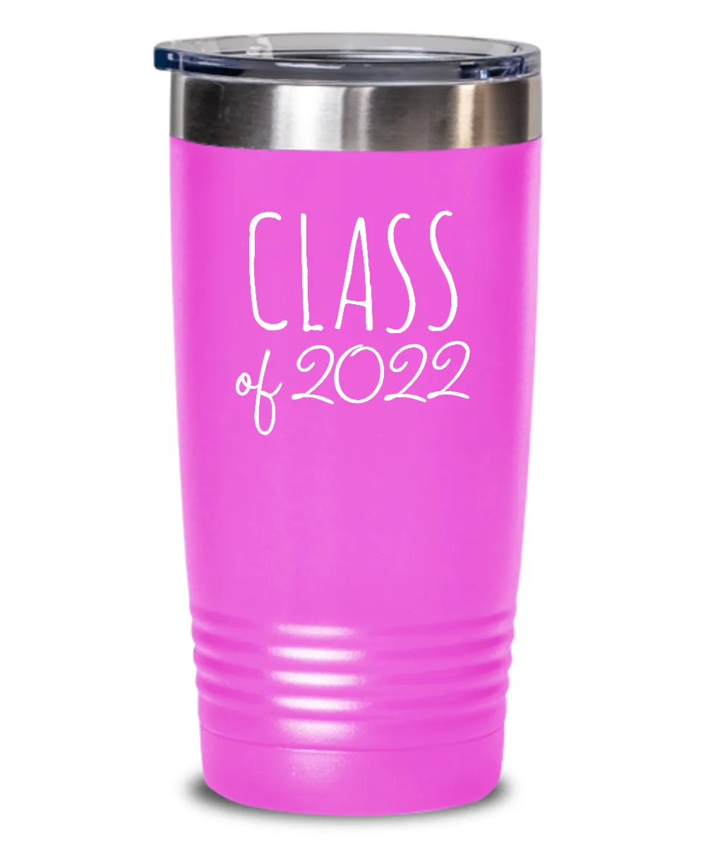 Class of 2022 Insulated Drink Tumbler Travel Cup Funny Coworker Gifts