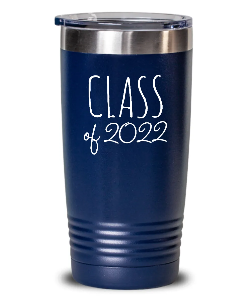 Class of 2022 Insulated Drink Tumbler Travel Cup Funny Coworker Gifts