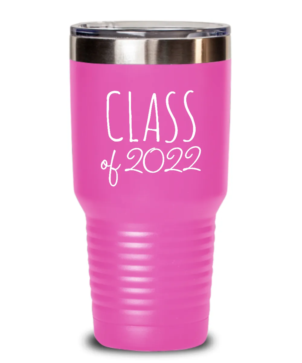 Class of 2022 Insulated Drink Tumbler Travel Cup Funny Coworker Gifts