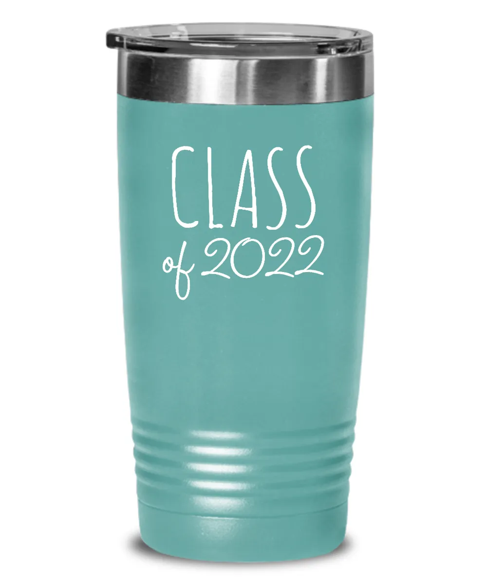 Class of 2022 Insulated Drink Tumbler Travel Cup Funny Coworker Gifts