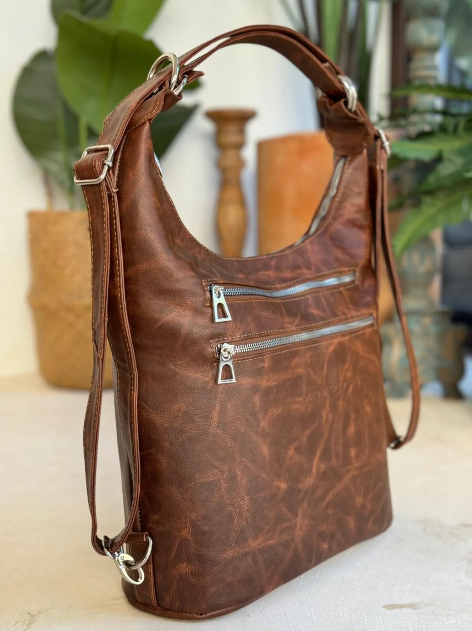 Colima Bag - Dark Chestnut