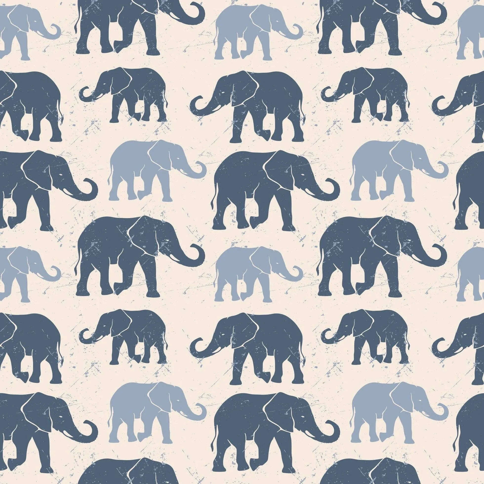 Convertible Romper - Blue Elephants