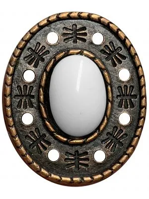 Copper Embossed Concho with Screw