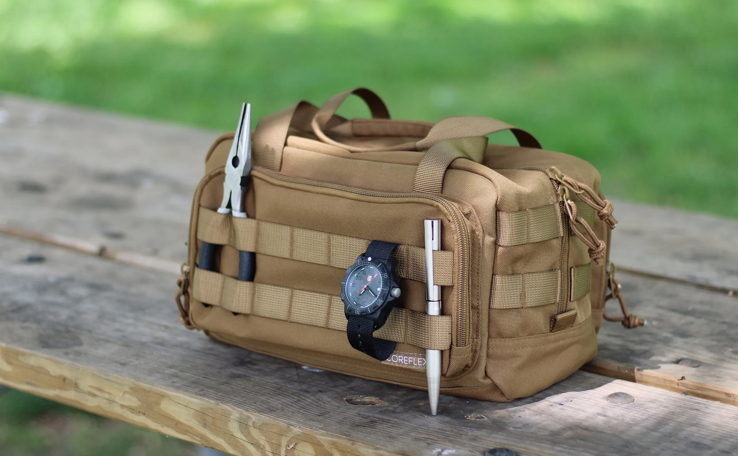Coreflex 12-inch Heavy Duty Tool Bag, Tactical Bag, Gear Bag, Range Bag, EDC Bag