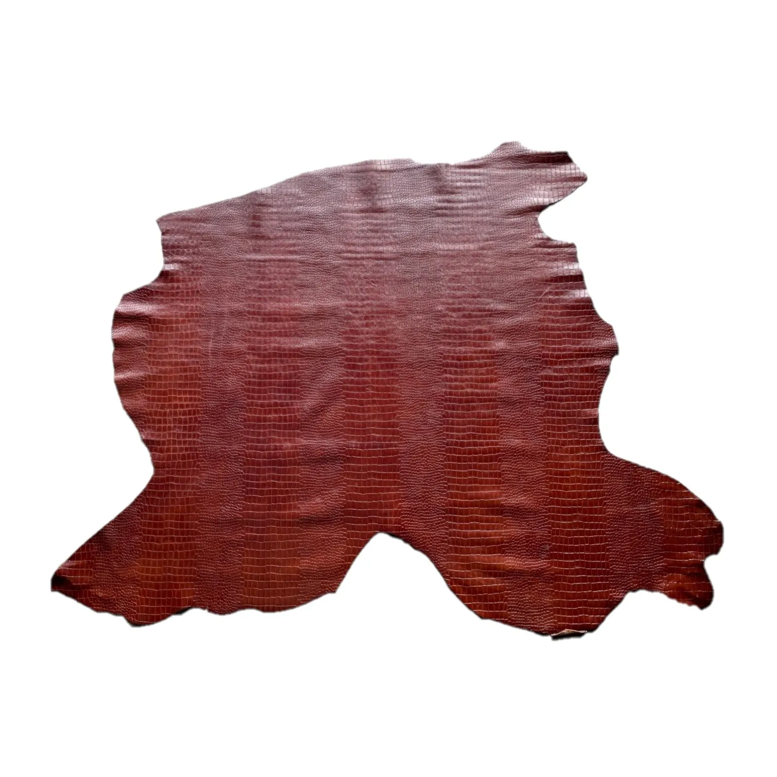 Crocodile Print Calf Skin | Brown | 1.0mm | 15 - 17 sq.ft | from $160 ea.