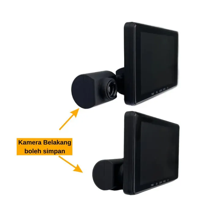 Crony K208 Three-Camera pushbutton dashcam Car Camera Car DVR