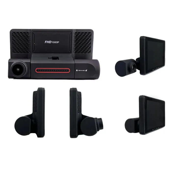 Crony K208 Three-Camera pushbutton dashcam Car Camera Car DVR