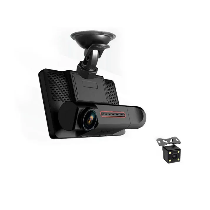 Crony K208 Three-Camera pushbutton dashcam Car Camera Car DVR
