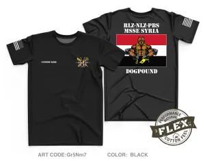 CUSTOM A Co. 68th DSSB, 4DSB Core Men's SS Flex Performance Tee - Gr5Nm7