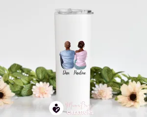 Custom Tumbler,Personalized Tumbler Cup,Insulated Tumbler,Custom Tumbler With Straw,Perfect Love,Gift Idea,Personalized 20 Oz Steel Tumbler