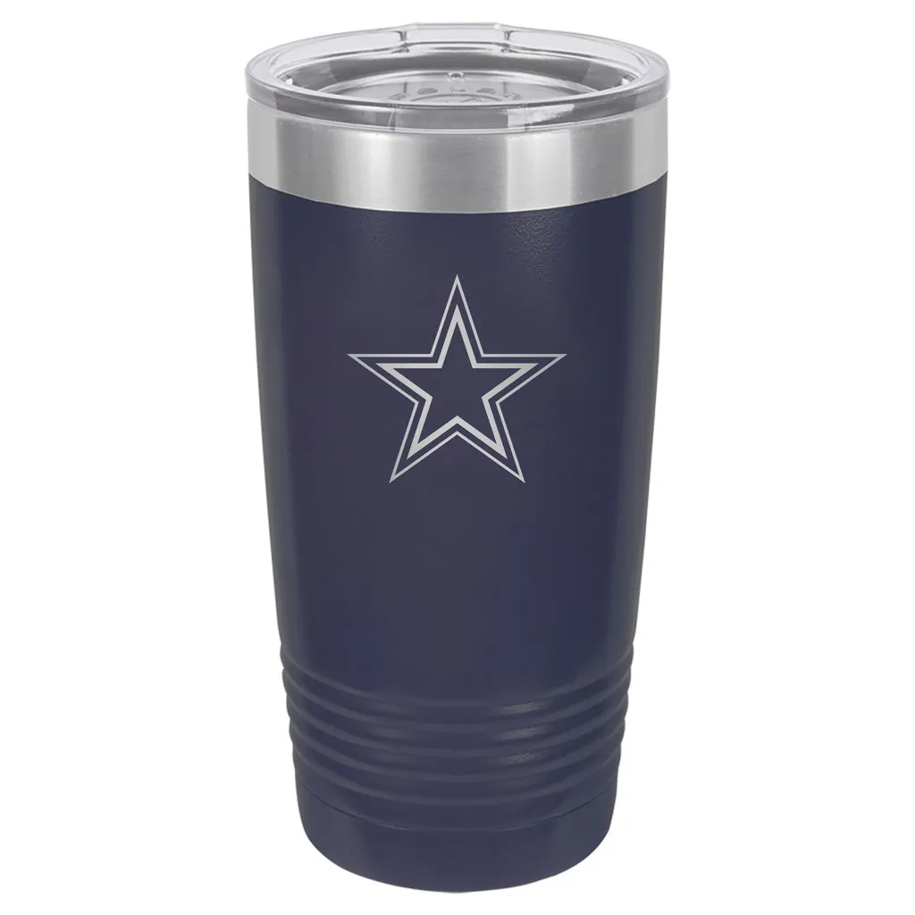 Dallas Cowboys 20oz Polar Tumbler- Navy