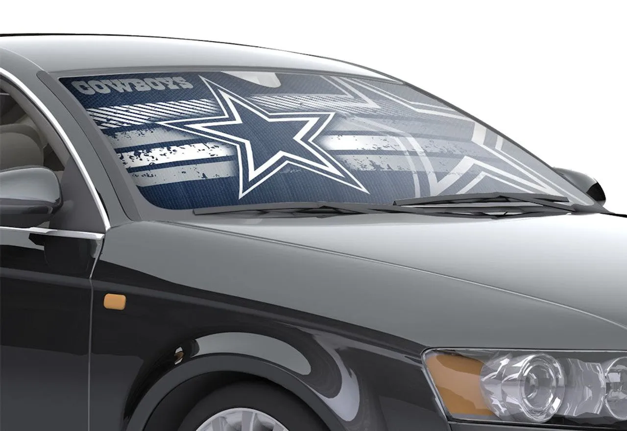 Dallas Cowboys Auto Sun Shade - 59"x27"