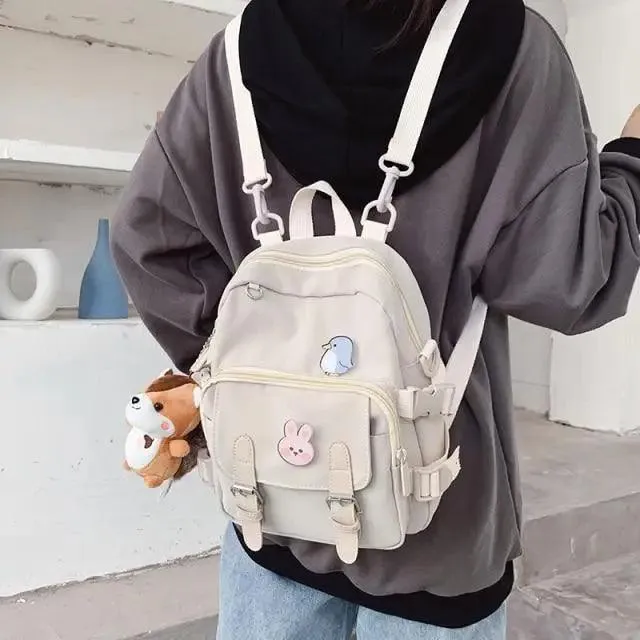 Dazzling Mini Backpack shoulder Bag for Teenage Girls And Women Multi-Function Ladies Small Bagpack