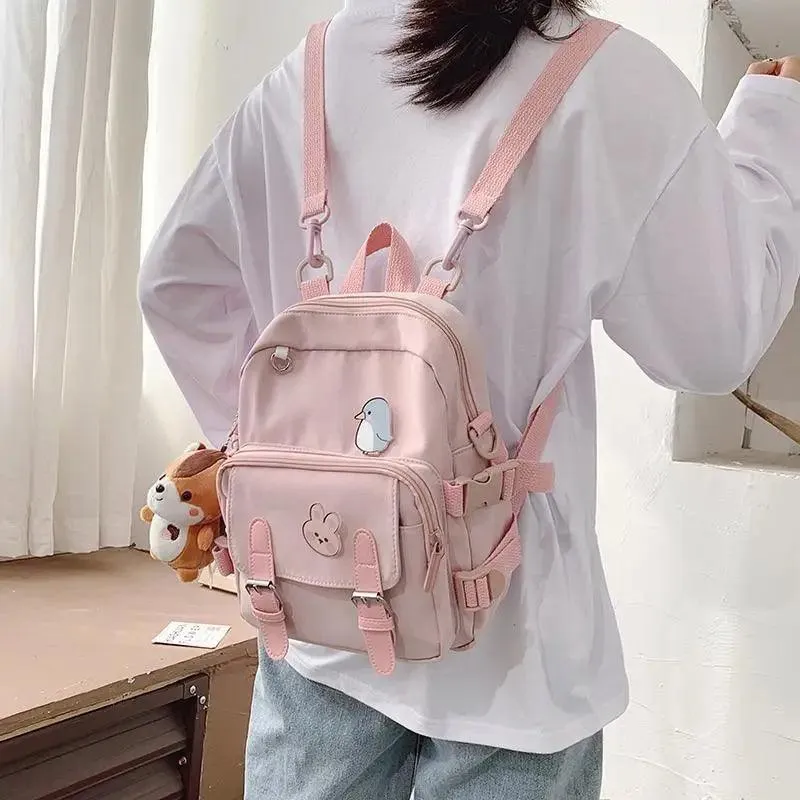 Dazzling Mini Backpack shoulder Bag for Teenage Girls And Women Multi-Function Ladies Small Bagpack