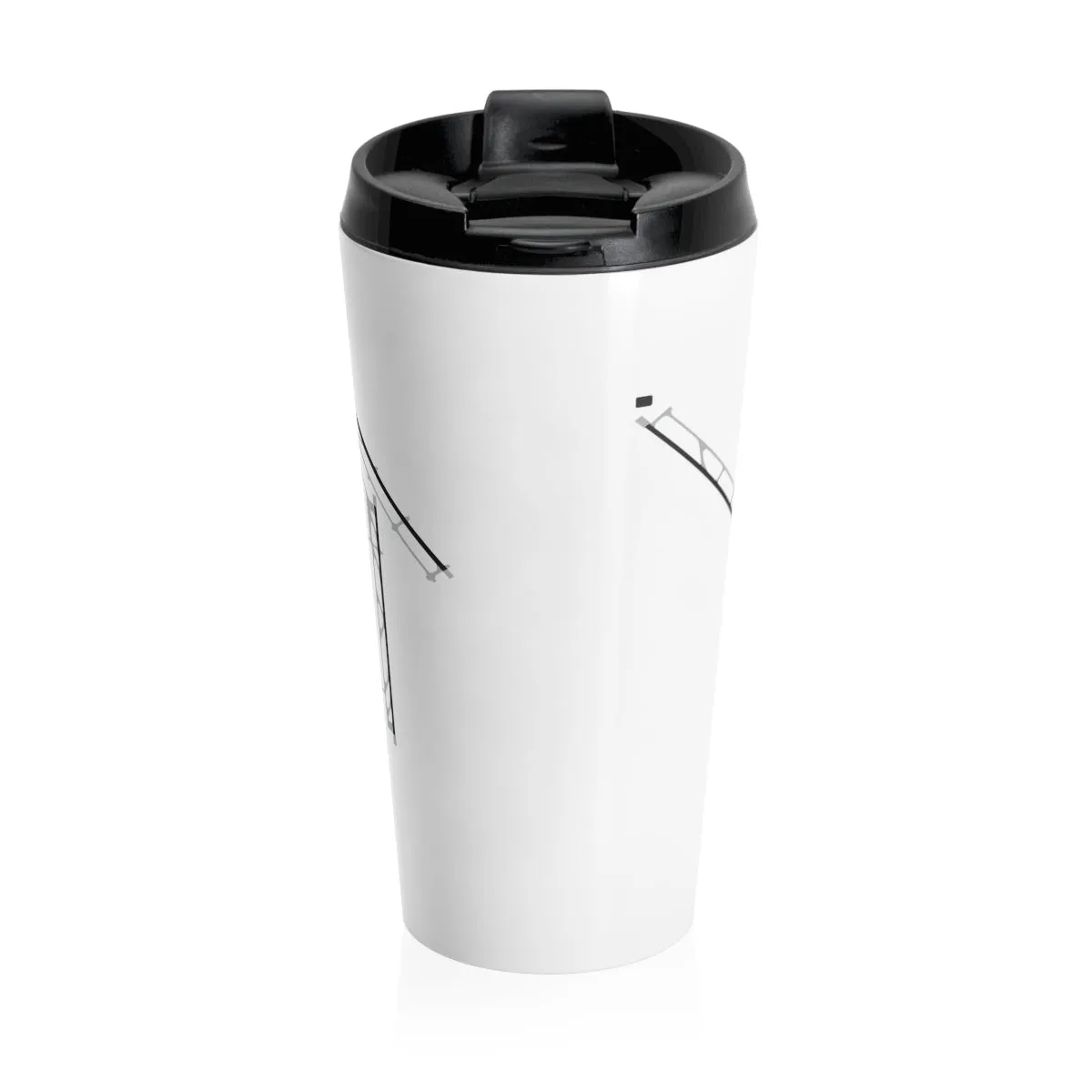 DFW Airport Diagram - Stainless Steel Travel Mug