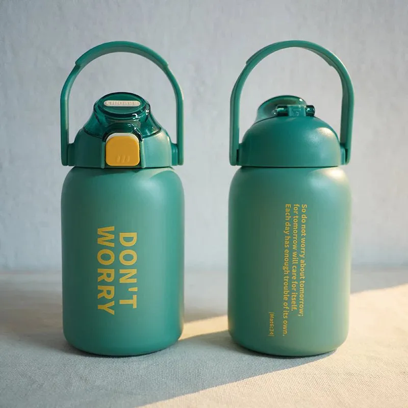 Don't Worry (Green) {Travel Tumbler}