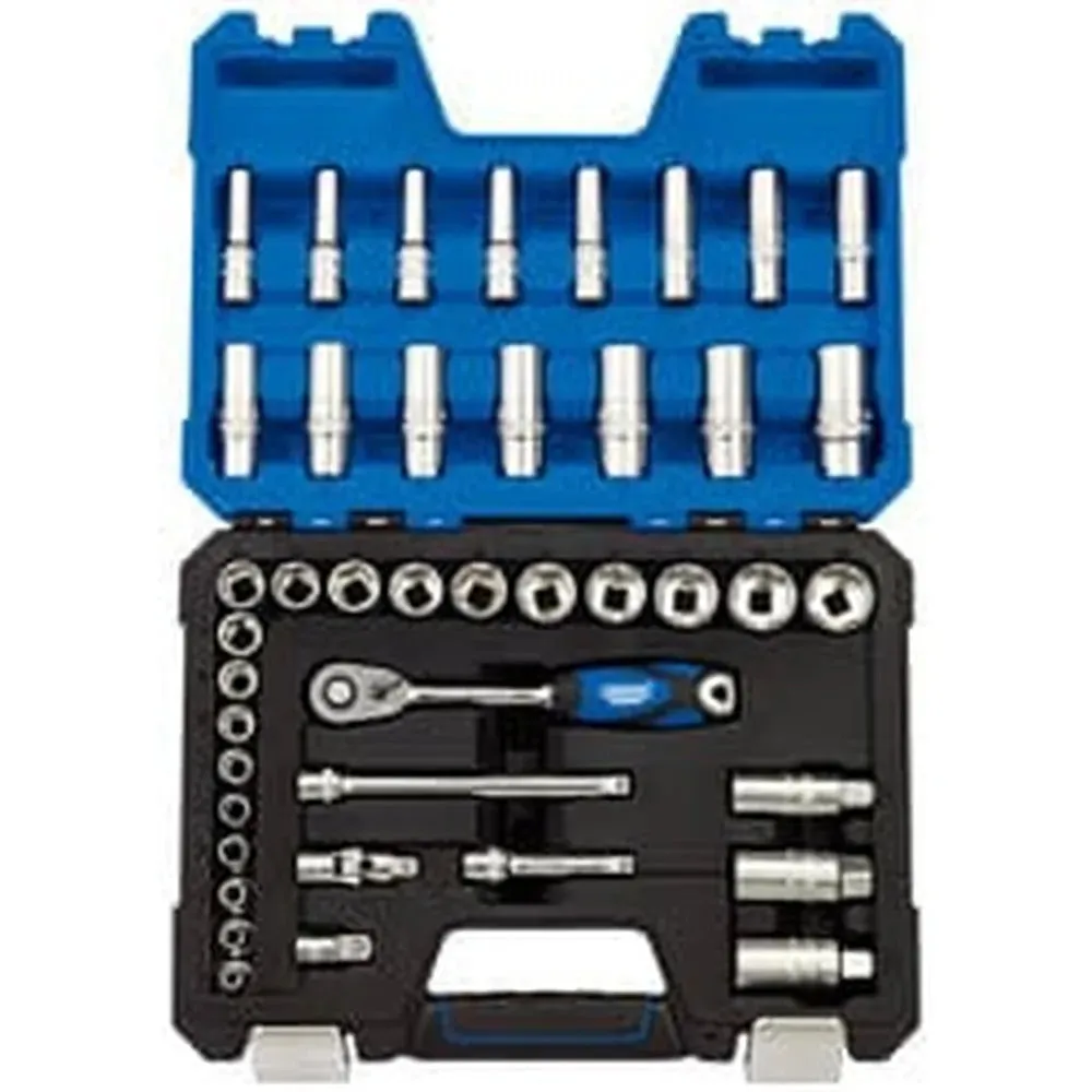 Draper 16451 Metric Socket Set, 3/8" Sq. Dr. (42 Piece) Dr-16451