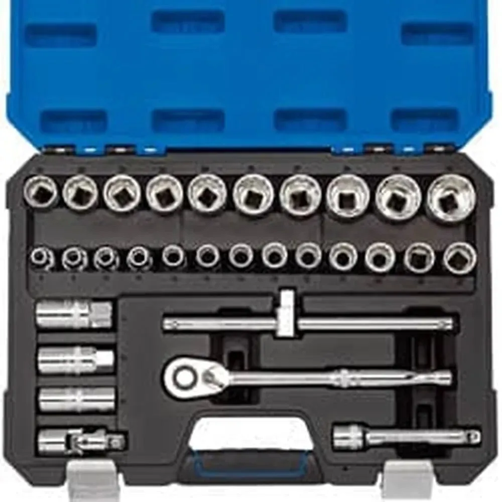 Draper 16466 Metric Socket Set, 1/2" Sq. Dr. (30 Piece) Dr-16466