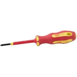 Draper Ergo Plus Vde Cross Slot Screwdriver, No.0 X 60Mm Dr-64427