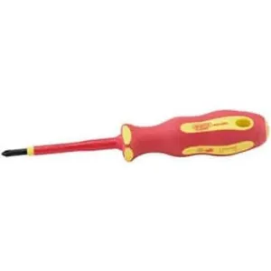 Draper Ergo Plus Vde Cross Slot Screwdriver, No.1 X 80Mm Dr-64429