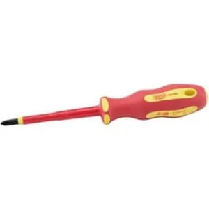 Draper Ergo Plus Vde Cross Slot Screwdriver, No.2 X 100Mm Dr-64432
