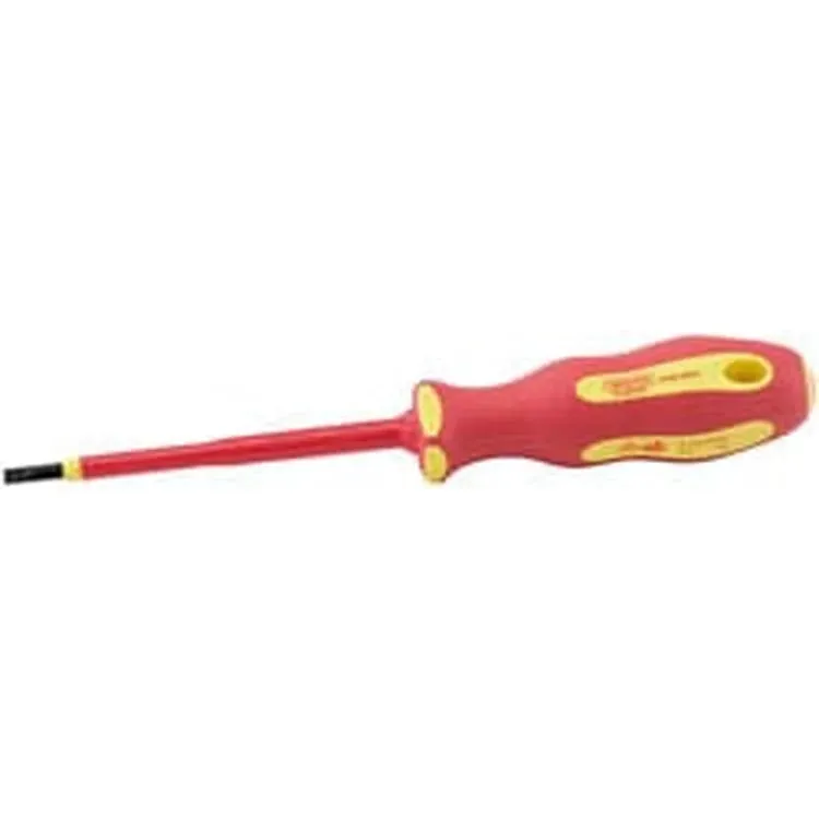 Draper Ergo Plus Vde Plain Slot Screwdriver, 4.0 X 100Mm Dr-64414