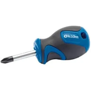 Draper Soft Grip Cross Slot Screwdriver, No.2 X 38Mm Dr-50181