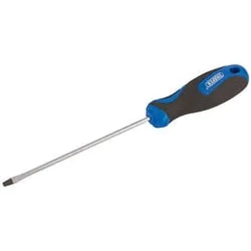 Draper Soft Grip Plain Slot Screwdriver, 3.2 X 100Mm Dr-48920