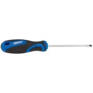 Draper Soft Grip Plain Slot Screwdriver, 3.2 X 75Mm Dr-48919