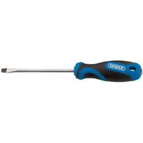 Draper Soft Grip Plain Slot Screwdriver, 5.0 X 100Mm Dr-48922