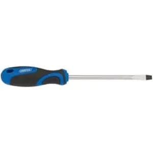 Draper Soft Grip Plain Slot Screwdriver, 6.0 X 150Mm Dr-48923